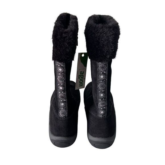 Merrell Kids Jungle Moc Puff Black Suede Snow Boots Size‎ 6 Waterproof - Picture 3 of 7